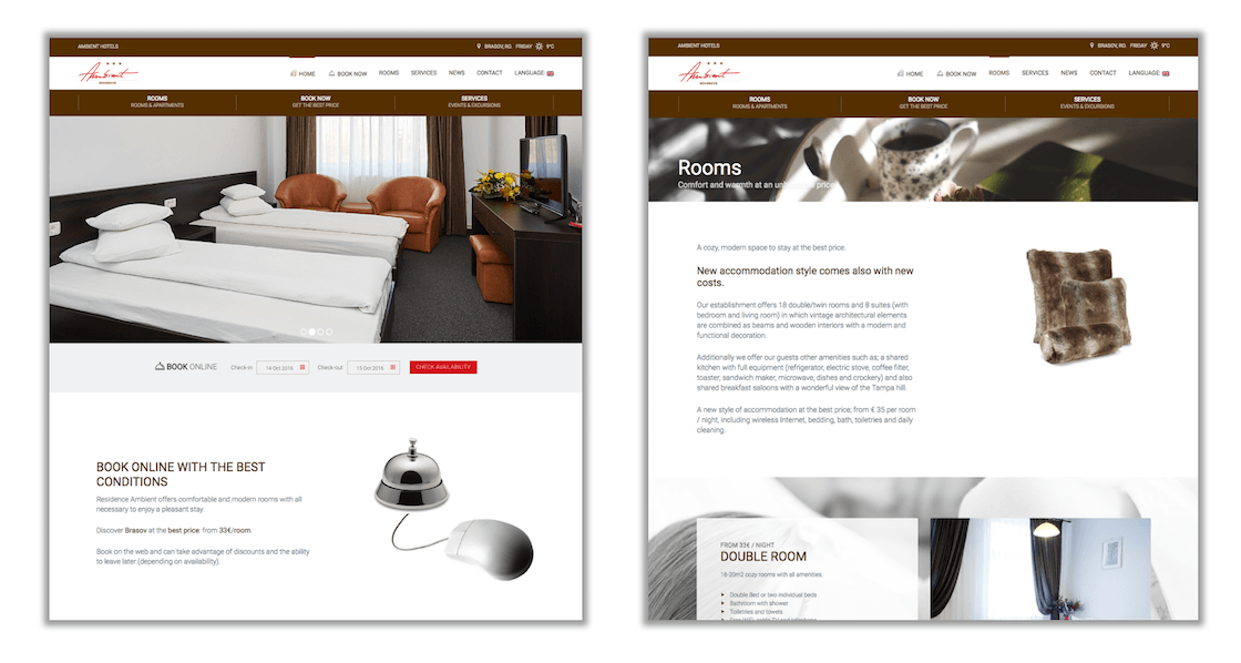 We proudly present our new site - Ambient Residence - Brasov - Book at